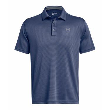 アンダーアーマー UNDER ARMOUR　メンズ 4WAYストレッチ UVケア 半袖 ポロシャツ 1290140 045 Downpour Gray/Pitch Gray Downpour-Gray（045）