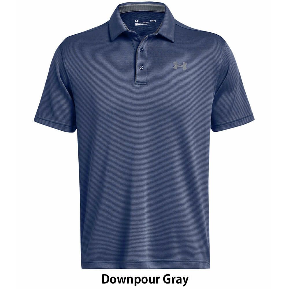 アンダーアーマー UNDER ARMOUR　メンズ 4WAYストレッチ UVケア 半袖 ポロシャツ 1290140 045 Downpour Gray（045）