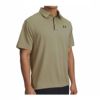 アンダーアーマー UNDER ARMOUR　メンズ 4WAYストレッチ UVケア 半袖 ポロシャツ 1290140 203 Timberwolf Taupe/Black Timberwolf-Taupe（203）