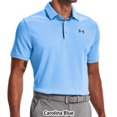 アンダーアーマー UNDER ARMOUR　メンズ 4WAYストレッチ UVケア 半袖 ポロシャツ 1290140 475 Carolina Blue（475）