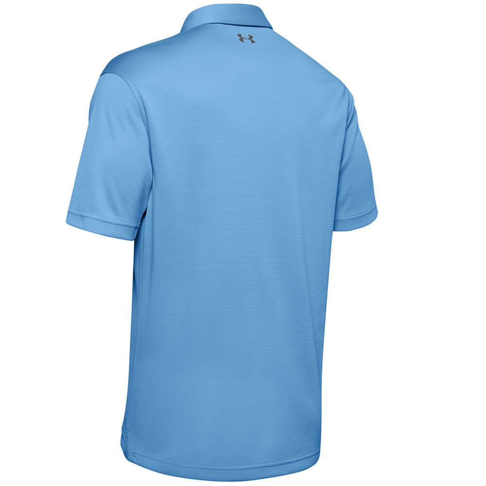 アンダーアーマー UNDER ARMOUR　メンズ 4WAYストレッチ UVケア 半袖 ポロシャツ 1290140 475 Carolina Blue 詳細2