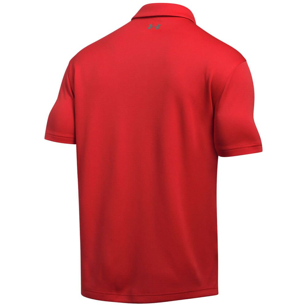 アンダーアーマー UNDER ARMOUR　メンズ 4WAYストレッチ UVケア 半袖 ポロシャツ 1290140 600 Red 詳細2