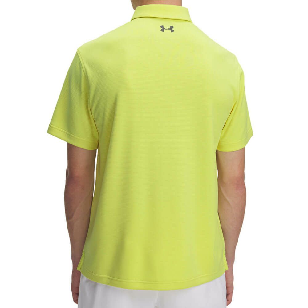 アンダーアーマー UNDER ARMOUR　メンズ 4WAYストレッチ UVケア 半袖 ポロシャツ 1290140 728 Sonic Yellow 詳細2