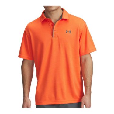 アンダーアーマー UNDER ARMOUR　メンズ 4WAYストレッチ UVケア 半袖 ポロシャツ 1290140 847 Fire/Pitch Gray Fire（847）