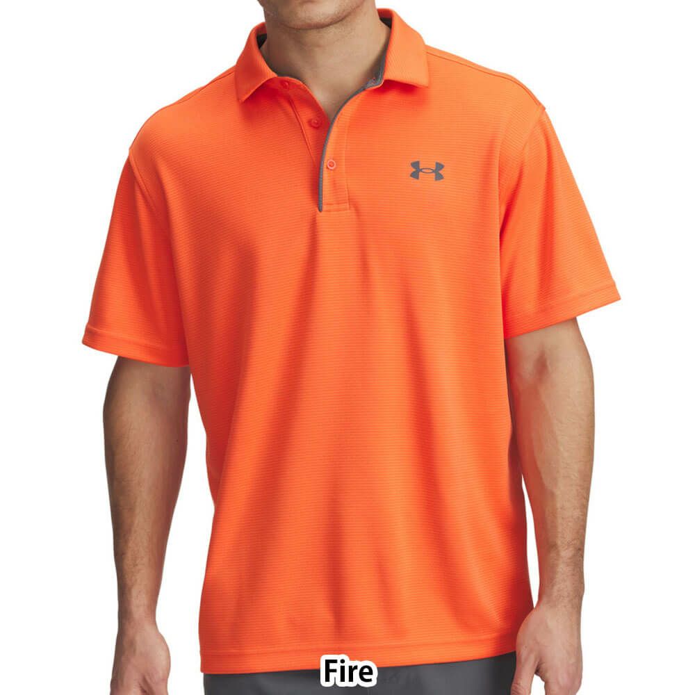 アンダーアーマー UNDER ARMOUR　メンズ 4WAYストレッチ UVケア 半袖 ポロシャツ 1290140 847 Fire（847）