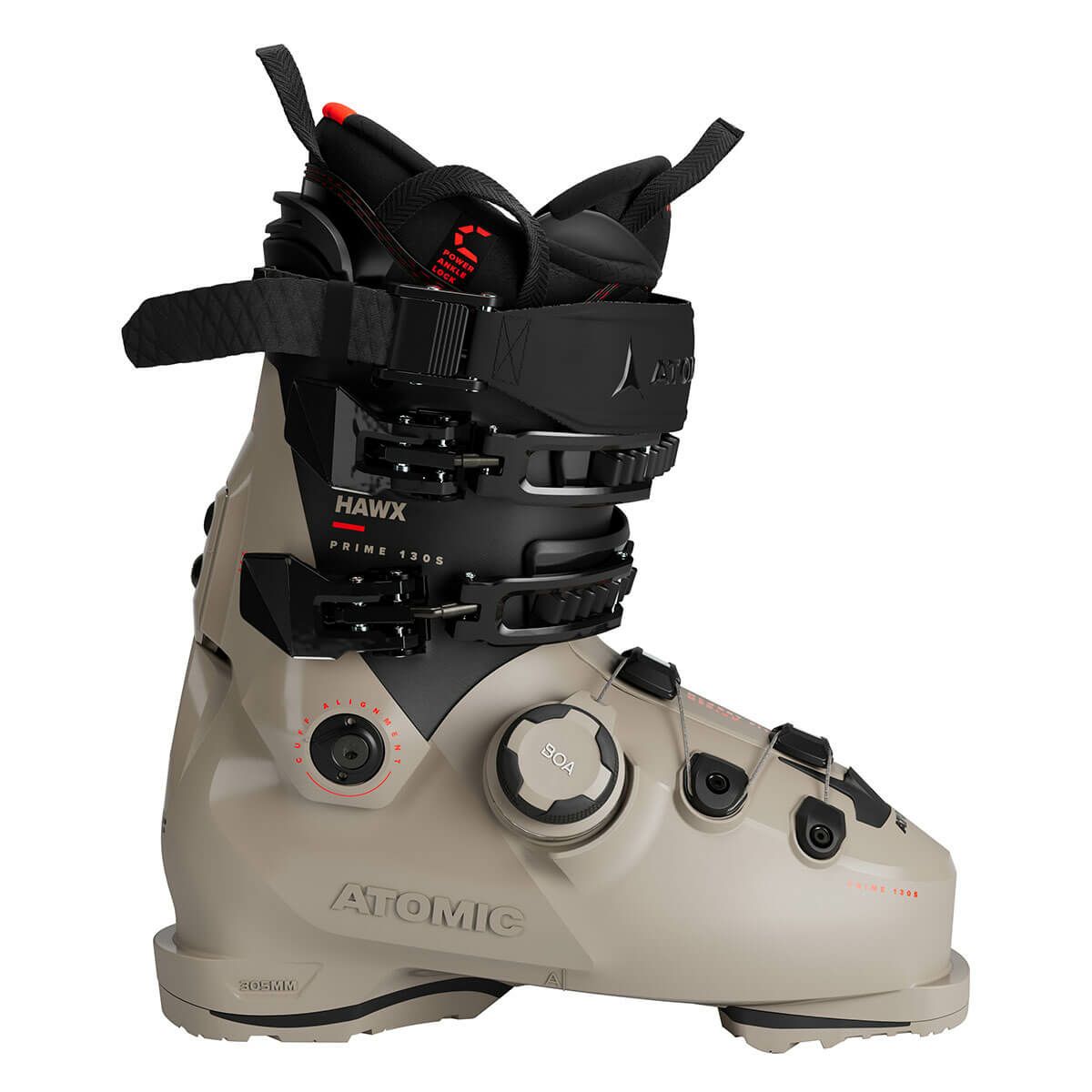 アトミック ATOMIC　HAWX PRIME 130 S BOA GW ホークス プライム 130 S BOA GW Cement/Black/Red　スキーブーツ 2025-2026