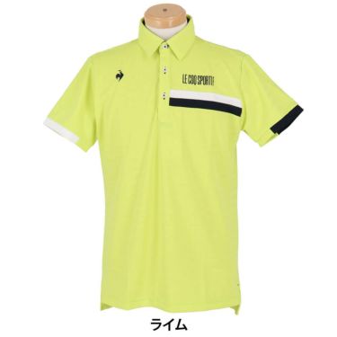 ルコック Le coq sportif　メンズ 小柄ジャガード 半袖 ポロシャツ LG5SHS08M　2025年モデル　詳細2