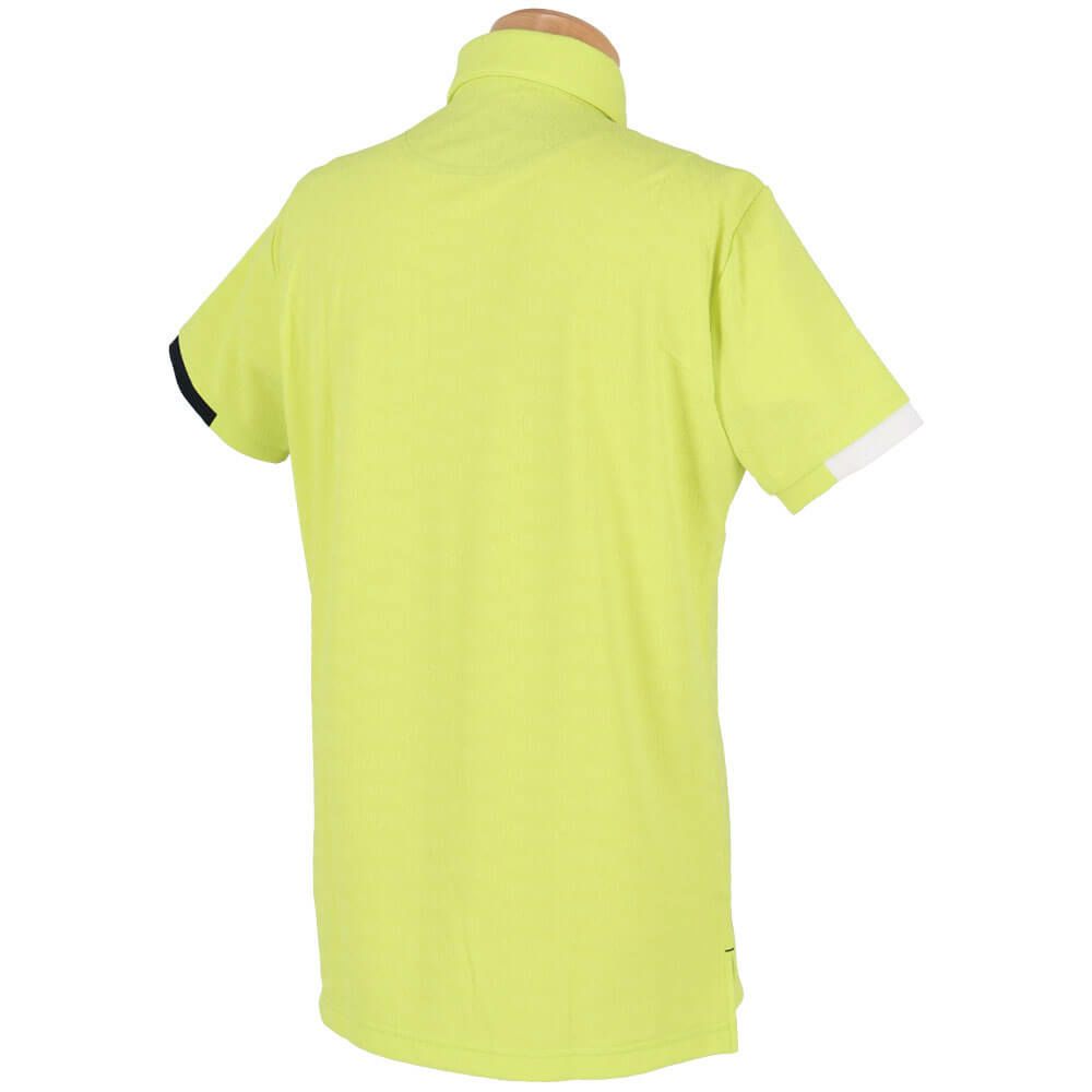 ルコック Le coq sportif　メンズ 小柄ジャガード 半袖 ポロシャツ LG5SHS08M　2025年モデル　詳細3