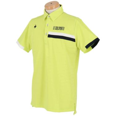 ルコック Le coq sportif　メンズ 小柄ジャガード 半袖 ポロシャツ LG5SHS08M　2025年モデル　詳細4