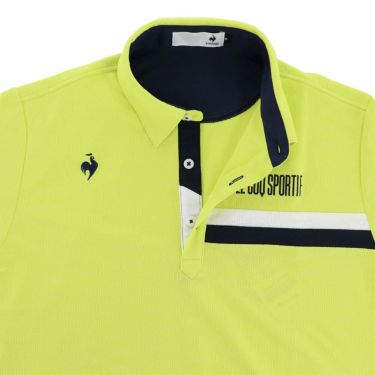 ルコック Le coq sportif　メンズ 小柄ジャガード 半袖 ポロシャツ LG5SHS08M　2025年モデル　詳細5