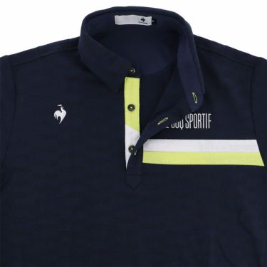 ルコック Le coq sportif　メンズ 小柄ジャガード 半袖 ポロシャツ LG5SHS08M　2025年モデル　詳細9
