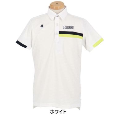 ルコック Le coq sportif　メンズ 小柄ジャガード 半袖 ポロシャツ LG5SHS08M　2025年モデル　詳細10