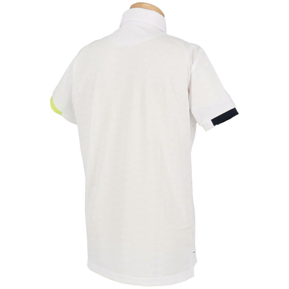 ルコック Le coq sportif　メンズ 小柄ジャガード 半袖 ポロシャツ LG5SHS08M　2025年モデル　詳細11