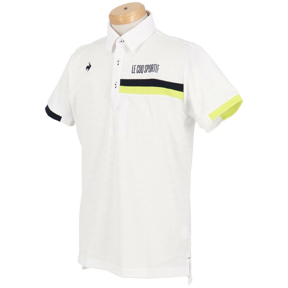 ルコック Le coq sportif　メンズ 小柄ジャガード 半袖 ポロシャツ LG5SHS08M　2025年モデル　詳細12