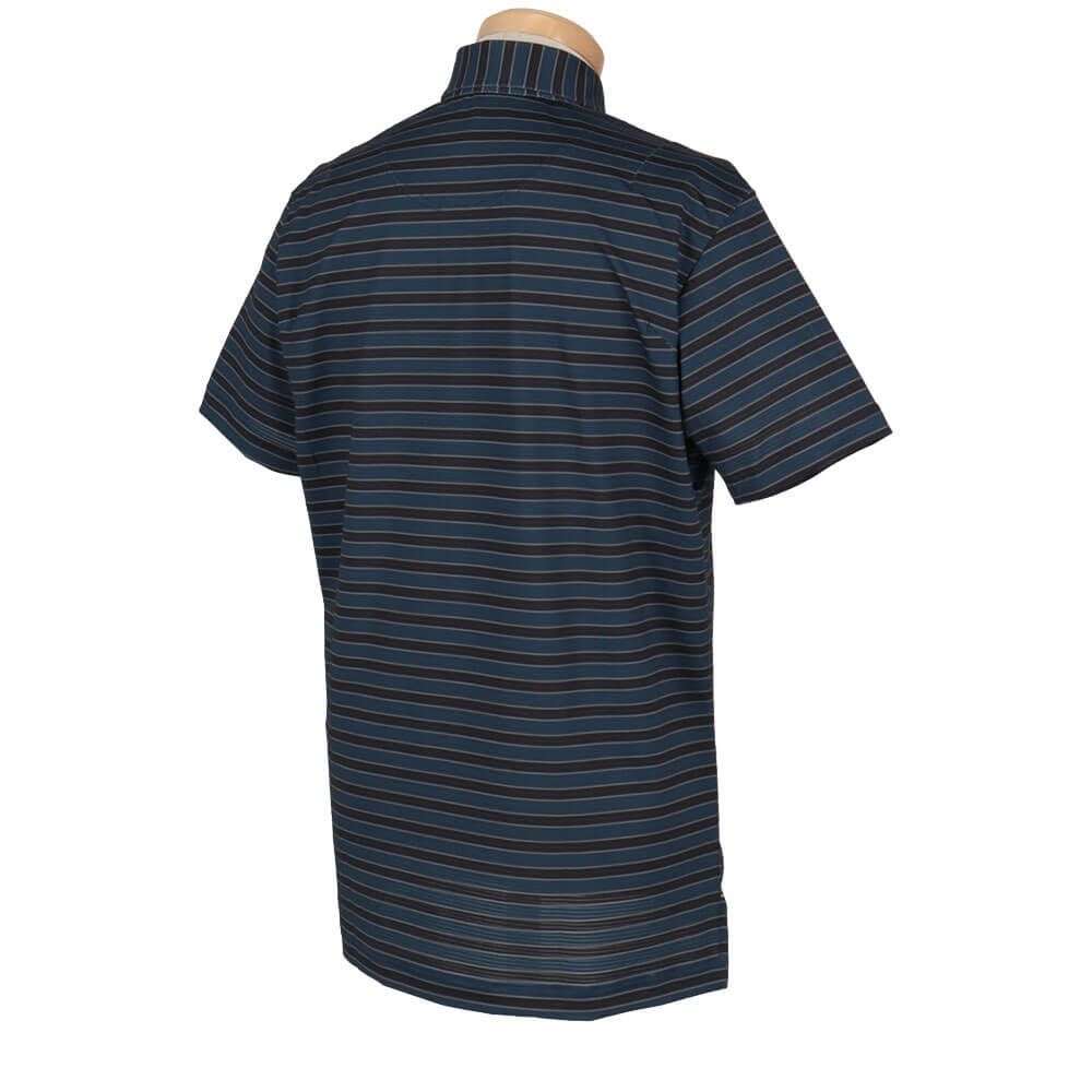 ルコック Le coq sportif　メンズ ボーダー柄 半袖 ポロシャツ LG5SHS10M　2025年モデル　詳細3