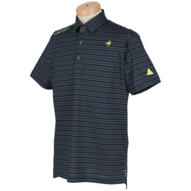 ルコック Le coq sportif　メンズ ボーダー柄 半袖 ポロシャツ LG5SHS10M　2025年モデル　詳細4