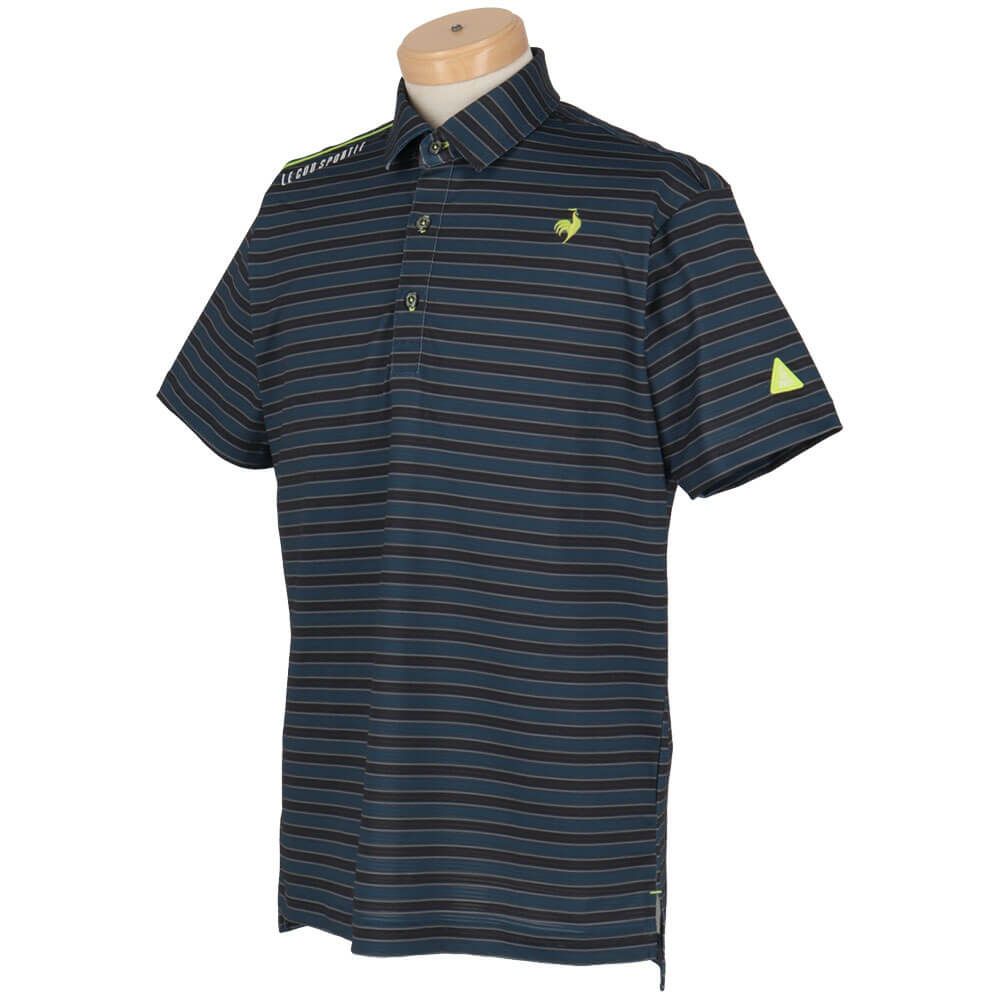 ルコック Le coq sportif　メンズ ボーダー柄 半袖 ポロシャツ LG5SHS10M　2025年モデル　詳細4