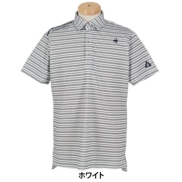 ルコック Le coq sportif　メンズ ボーダー柄 半袖 ポロシャツ LG5SHS10M　2025年モデル　詳細5