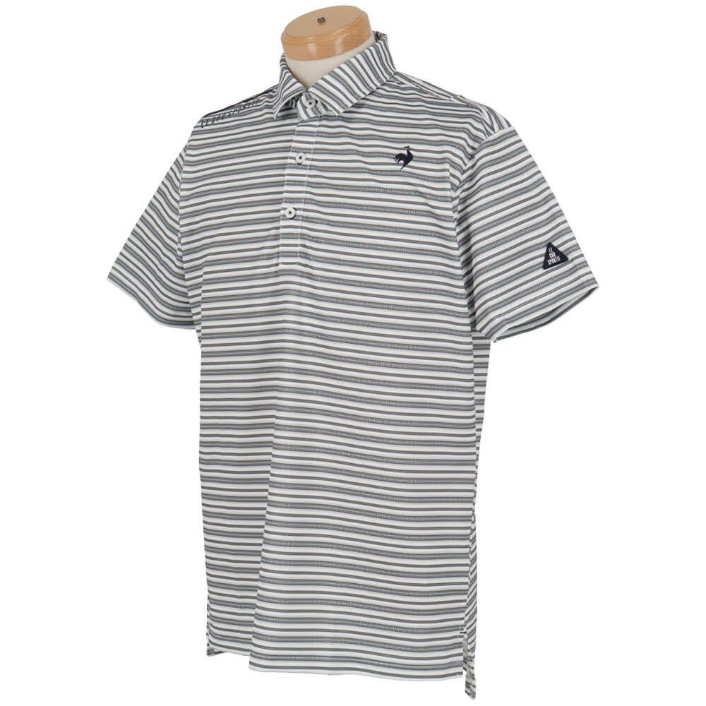 ルコック Le coq sportif　メンズ ボーダー柄 半袖 ポロシャツ LG5SHS10M　2025年モデル　詳細7
