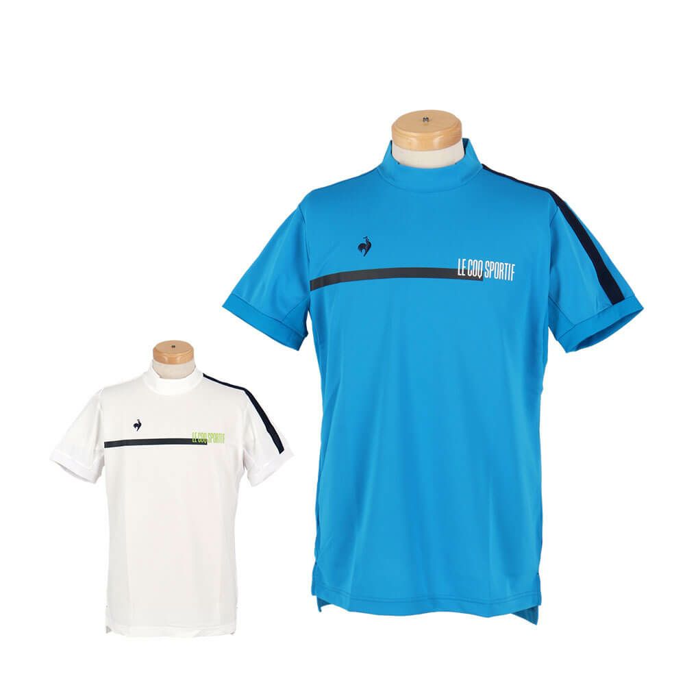 ルコック Le coq sportif　メンズ 半袖 モックネックシャツ LG5SHS52M　2025年モデル