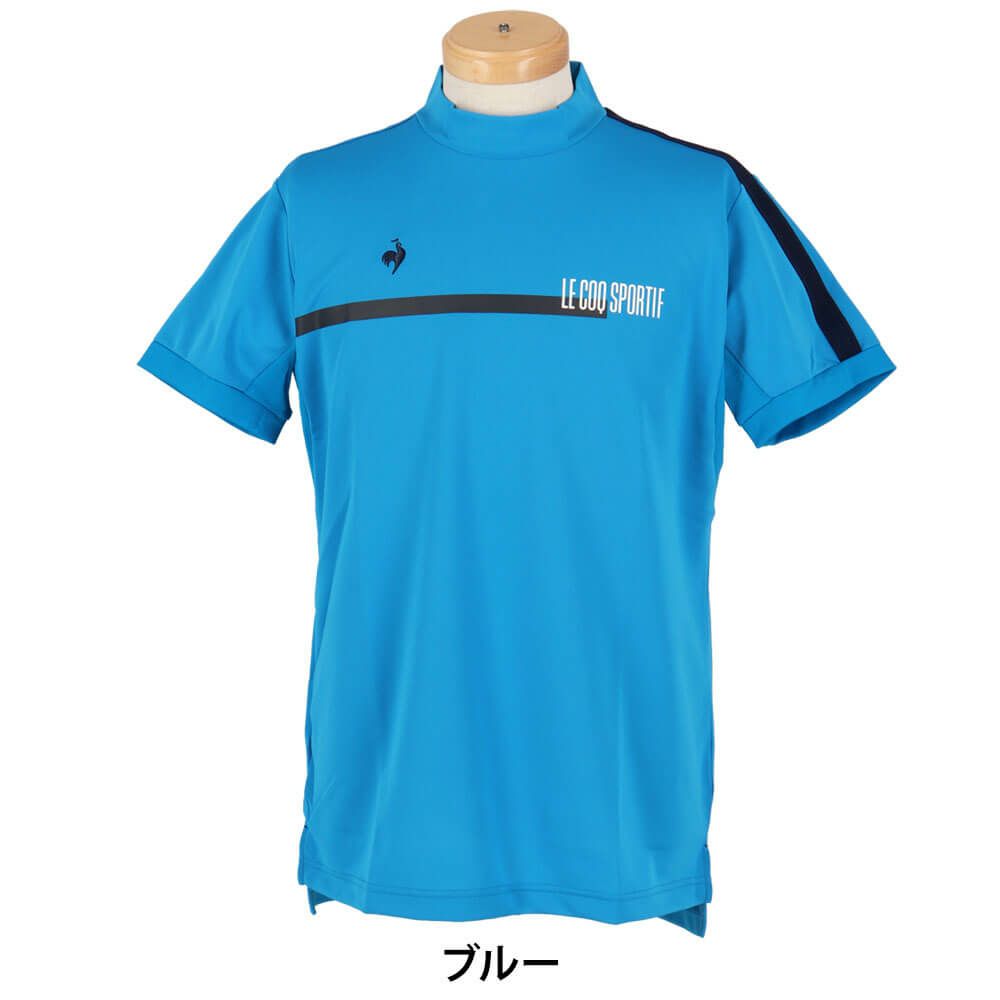 ルコック Le coq sportif　メンズ 半袖 モックネックシャツ LG5SHS52M　2025年モデル　詳細2