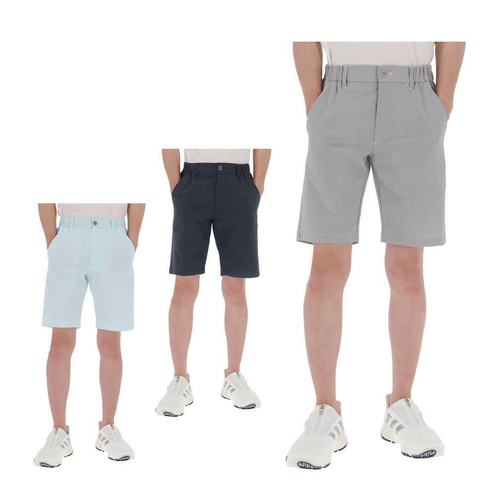 ルコック Le coq sportif　メンズ ストライプ柄 ハーフパンツ LG5SHP02M　2025年モデル