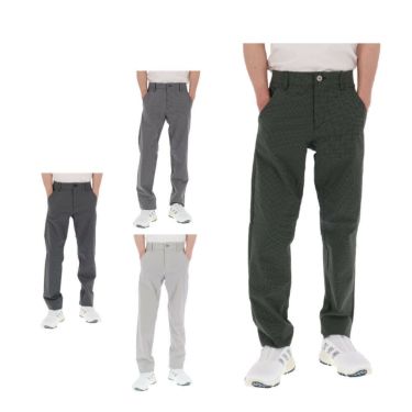 ルコック Le coq sportif　メンズ ギンガムチェック ロングパンツ LG5SLP03M　2025年モデル