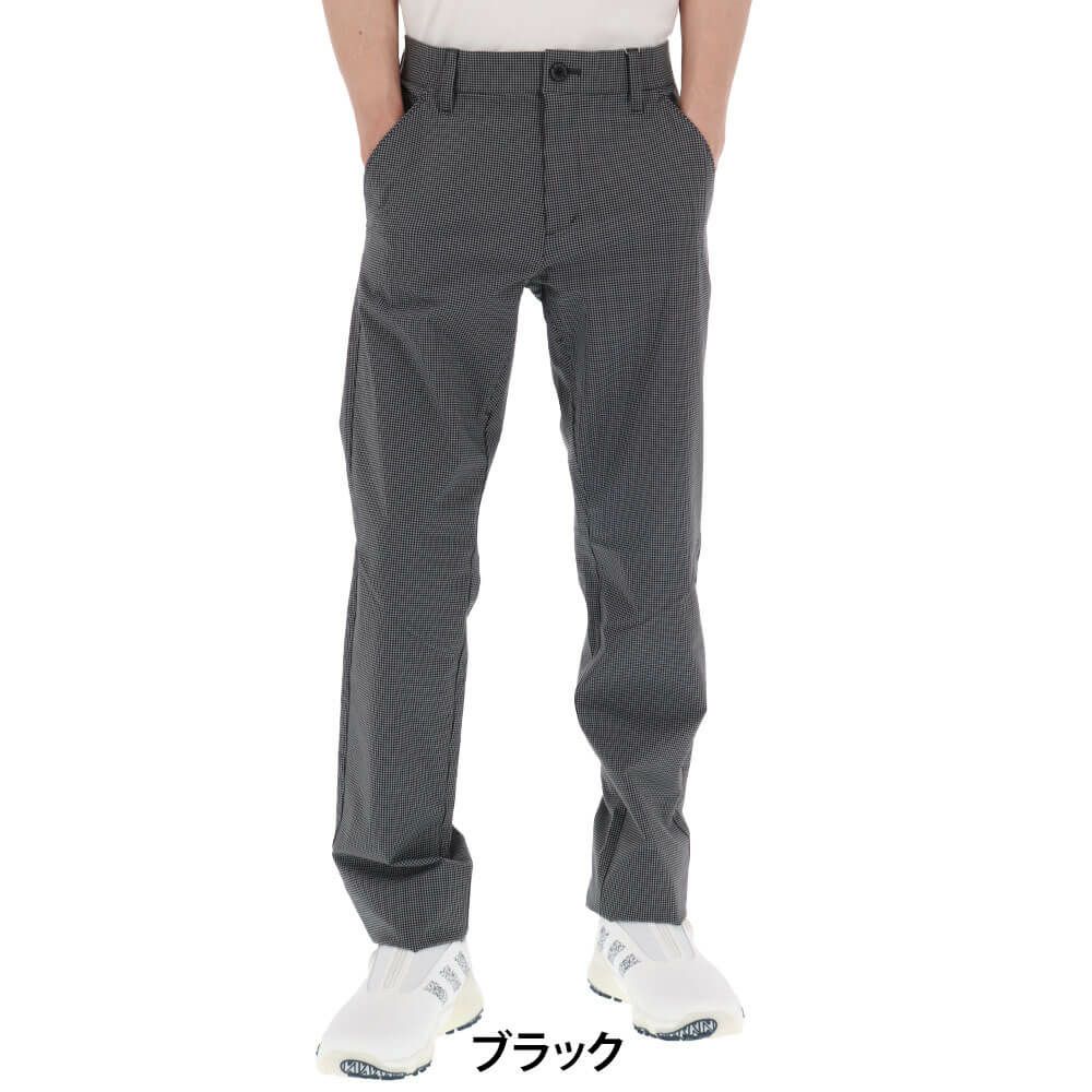 ルコック Le coq sportif　メンズ ギンガムチェック ロングパンツ LG5SLP03M　2025年モデル　詳細2