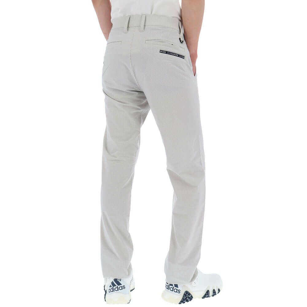 ルコック Le coq sportif　メンズ ギンガムチェック ロングパンツ LG5SLP03M　2025年モデル　詳細7