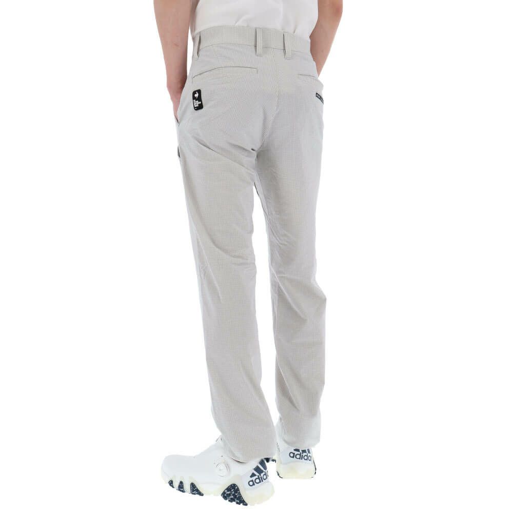 ルコック Le coq sportif　メンズ ギンガムチェック ロングパンツ LG5SLP03M　2025年モデル　詳細8