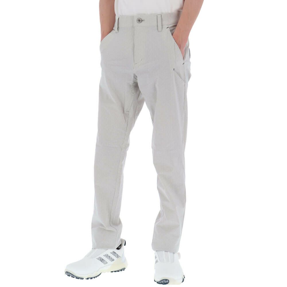 ルコック Le coq sportif　メンズ ギンガムチェック ロングパンツ LG5SLP03M　2025年モデル　詳細9