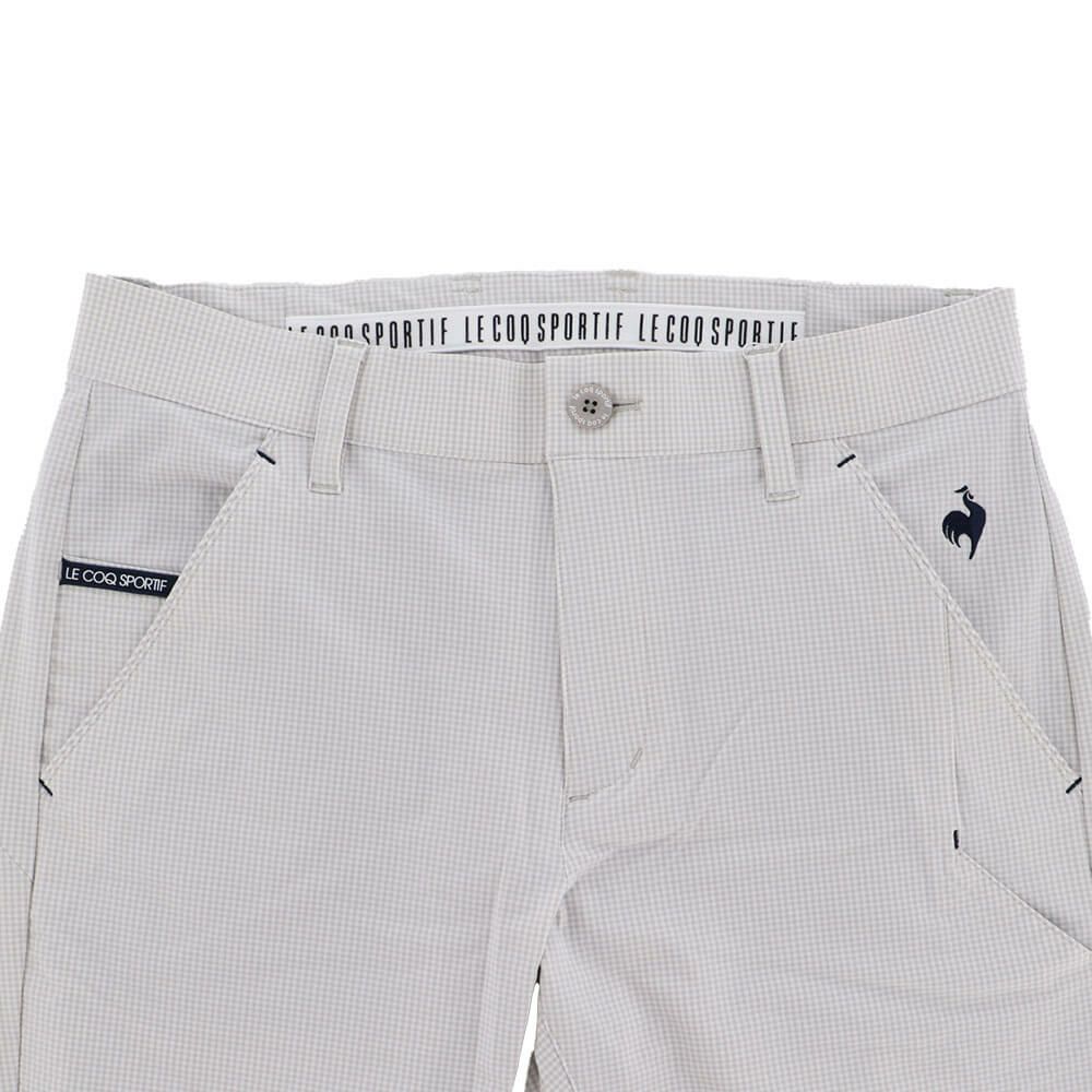 ルコック Le coq sportif　メンズ ギンガムチェック ロングパンツ LG5SLP03M　2025年モデル　詳細10