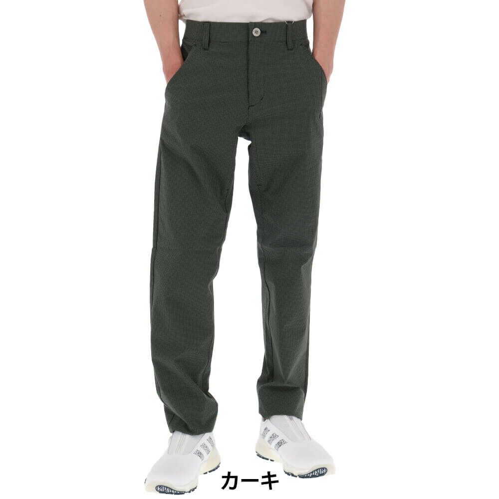 ルコック Le coq sportif　メンズ ギンガムチェック ロングパンツ LG5SLP03M　2025年モデル　詳細12