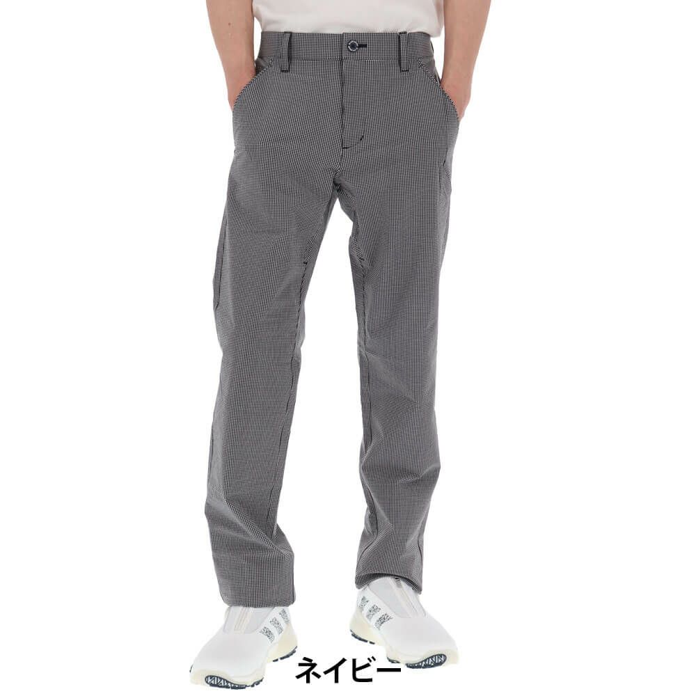 ルコック Le coq sportif　メンズ ギンガムチェック ロングパンツ LG5SLP03M　2025年モデル　詳細16