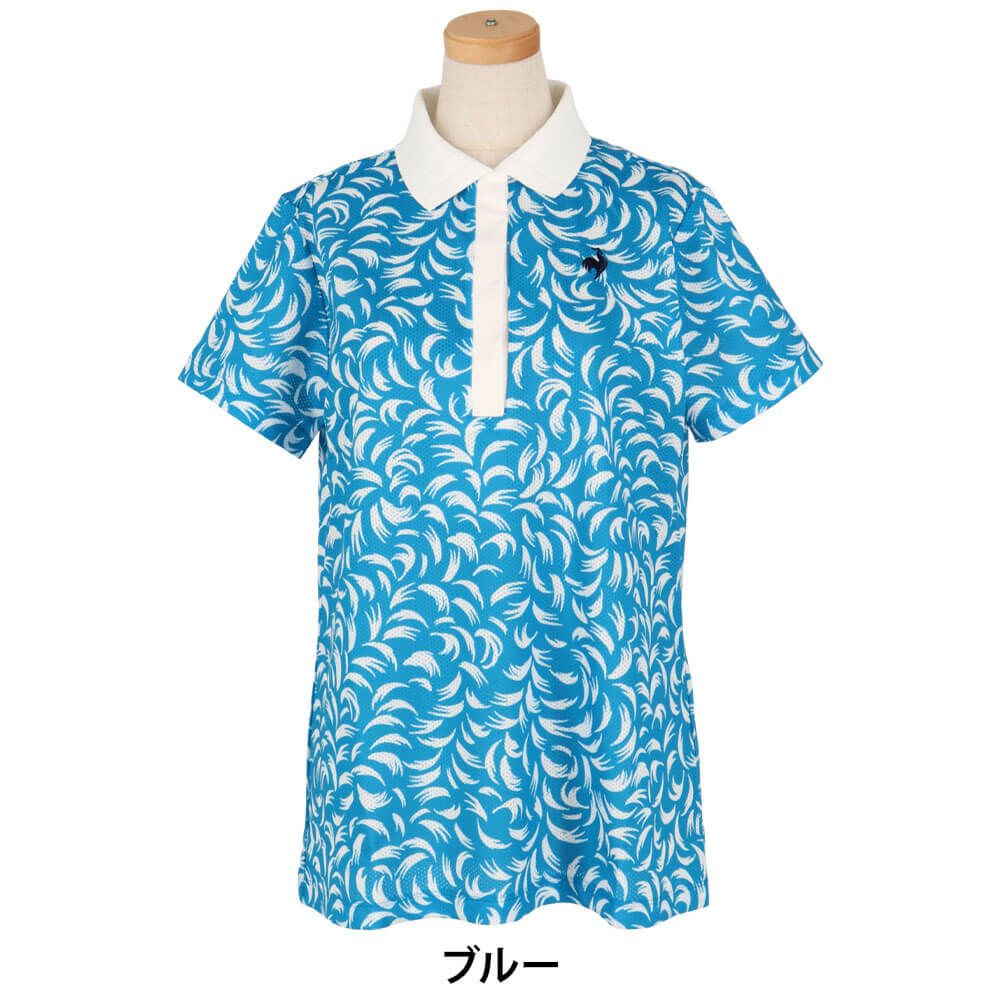 ルコック Le coq sportif　レディース ルースター柄 半袖 ポロシャツ LG5SHS12L　2025年モデル　詳細2