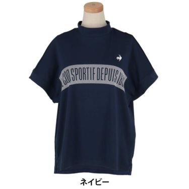 ルコック Le coq sportif　レディース 半袖 モックネックシャツ LG5SHS55L　2025年モデル　詳細2