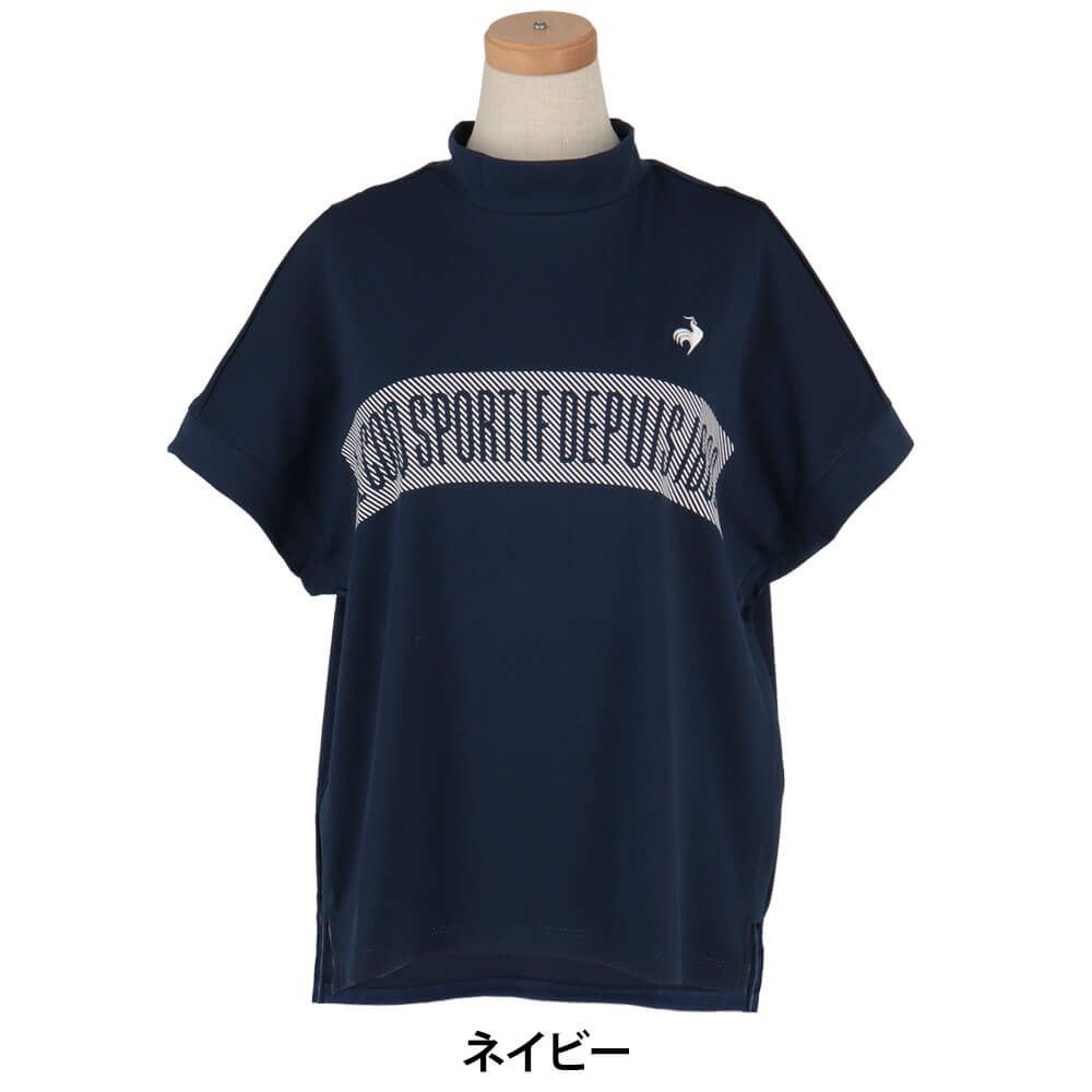 ルコック Le coq sportif　レディース 半袖 モックネックシャツ LG5SHS55L　2025年モデル　詳細2