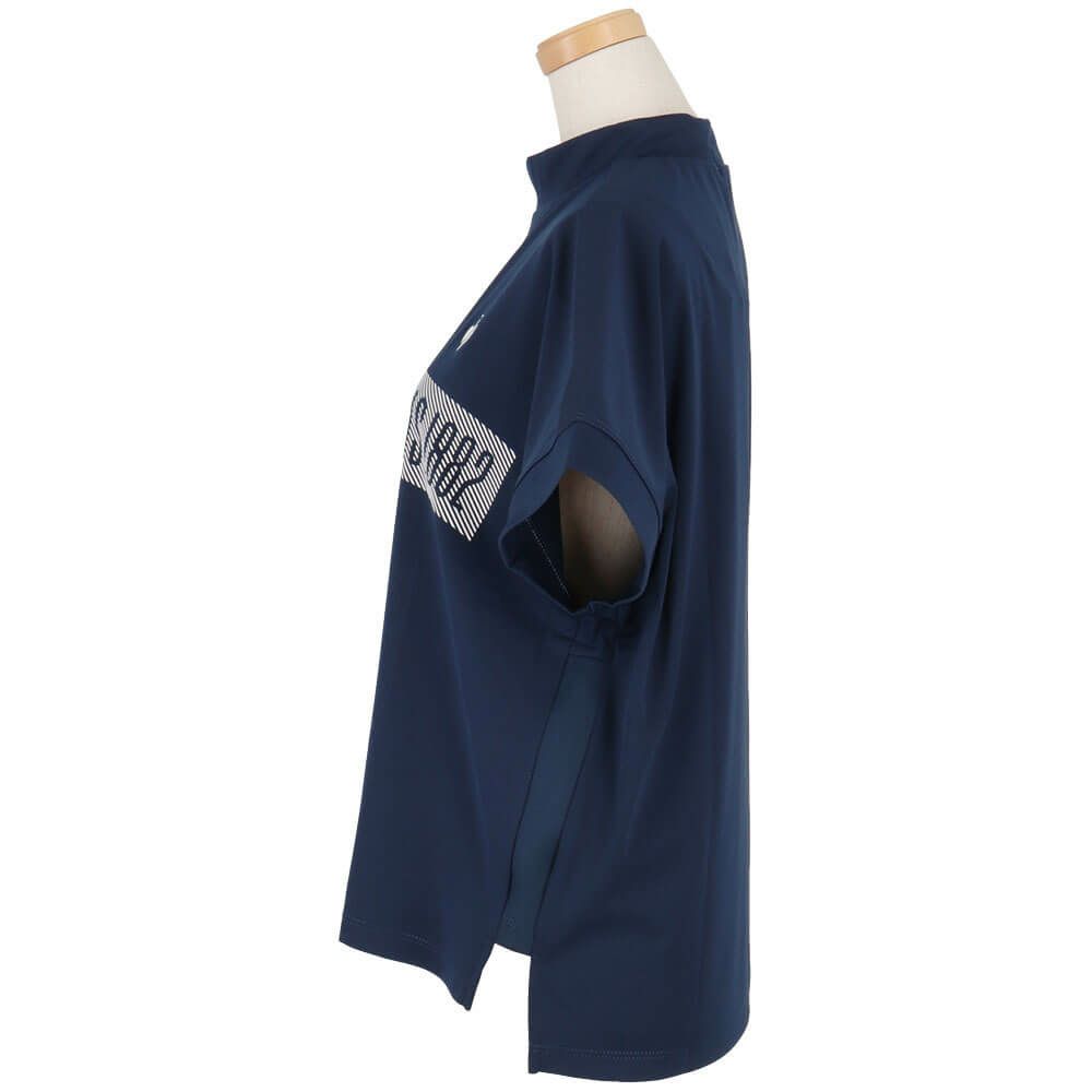 ルコック Le coq sportif　レディース 半袖 モックネックシャツ LG5SHS55L　2025年モデル　詳細5