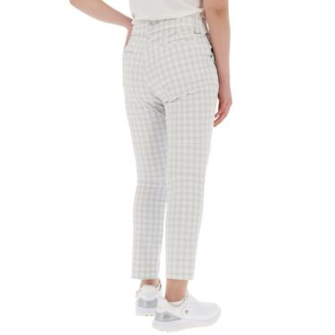 ルコック Le coq sportif　レディース ギンガムチェック 9分丈 パンツ LG5SLP50L　2025年モデル　詳細3