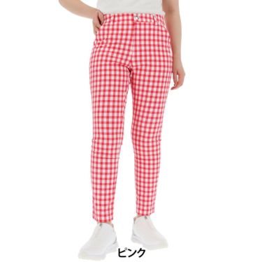 ルコック Le coq sportif　レディース ギンガムチェック 9分丈 パンツ LG5SLP50L　2025年モデル　詳細7