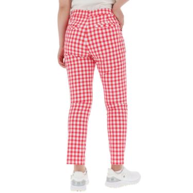 ルコック Le coq sportif　レディース ギンガムチェック 9分丈 パンツ LG5SLP50L　2025年モデル　詳細8