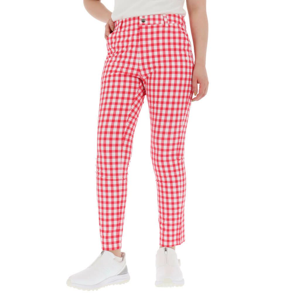 ルコック Le coq sportif　レディース ギンガムチェック 9分丈 パンツ LG5SLP50L　2025年モデル　詳細9