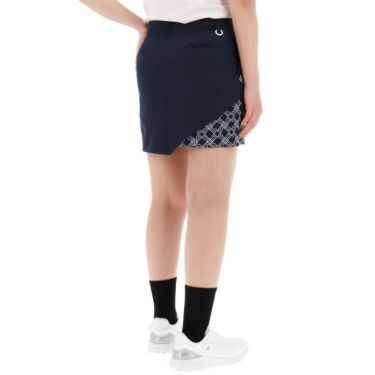 ルコック Le coq sportif　レディース プリント切替 インナーパンツ一体型 スカート LG5SSK01L　2025年モデル　詳細3