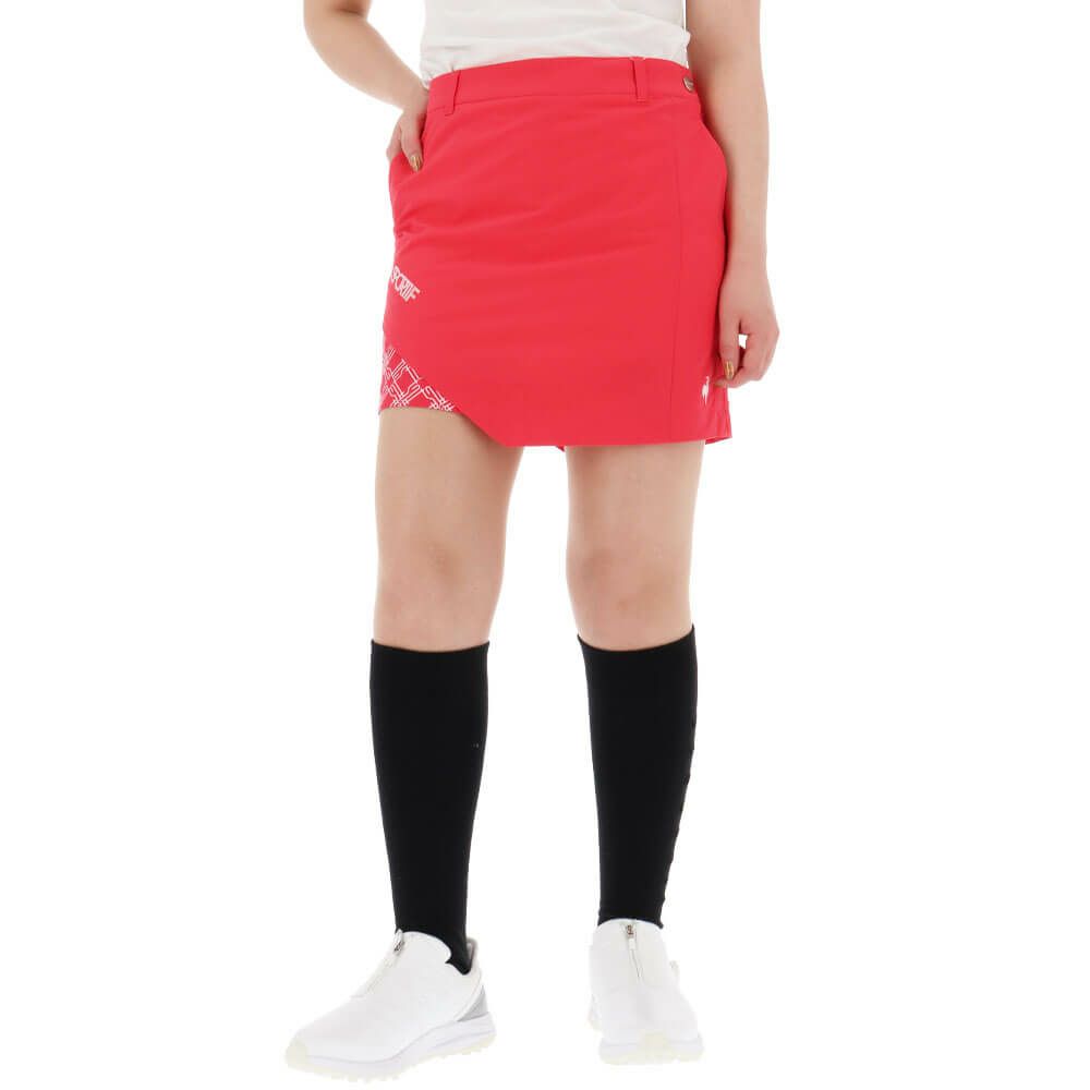 ルコック Le coq sportif　レディース プリント切替 インナーパンツ一体型 スカート LG5SSK01L　2025年モデル　詳細9