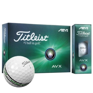 タイトリスト　AVX エイム 360 ゴルフボール　1ダース（12球入り）　2025年モデル ホワイト