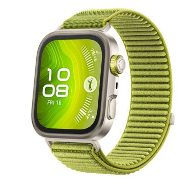 HUAWEI ファーウェイ　WATCH FIT 4 Pro グリーン スマートウォッチ ナイロンベルト サファイアガラス GRE