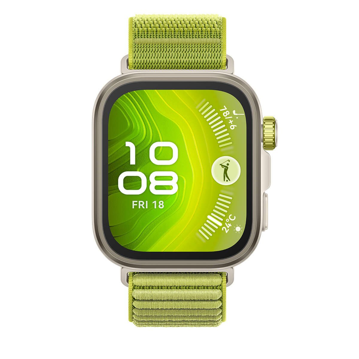 HUAWEI ファーウェイ　WATCH FIT 4 Pro グリーン ナイロンベルト　SYA-B29-GRE　詳細2