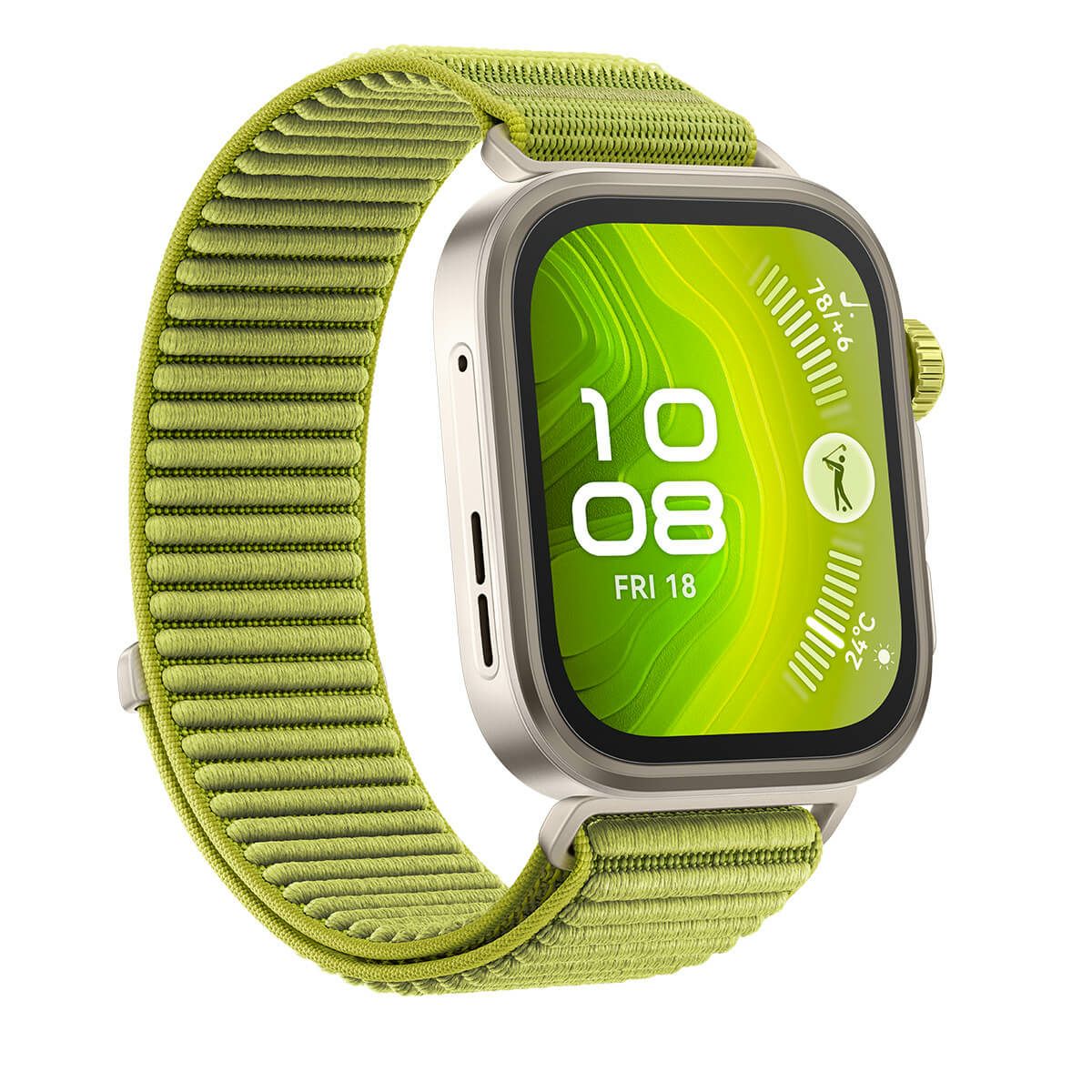 HUAWEI ファーウェイ　WATCH FIT 4 Pro グリーン ナイロンベルト　SYA-B29-GRE　詳細3