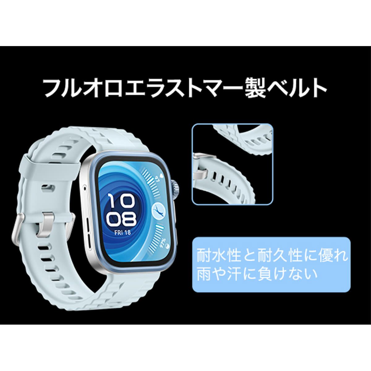 HUAWEI ファーウェイ　WATCH FIT 4 Pro グリーン ナイロンベルト　SYA-B29-GRE　詳細12
