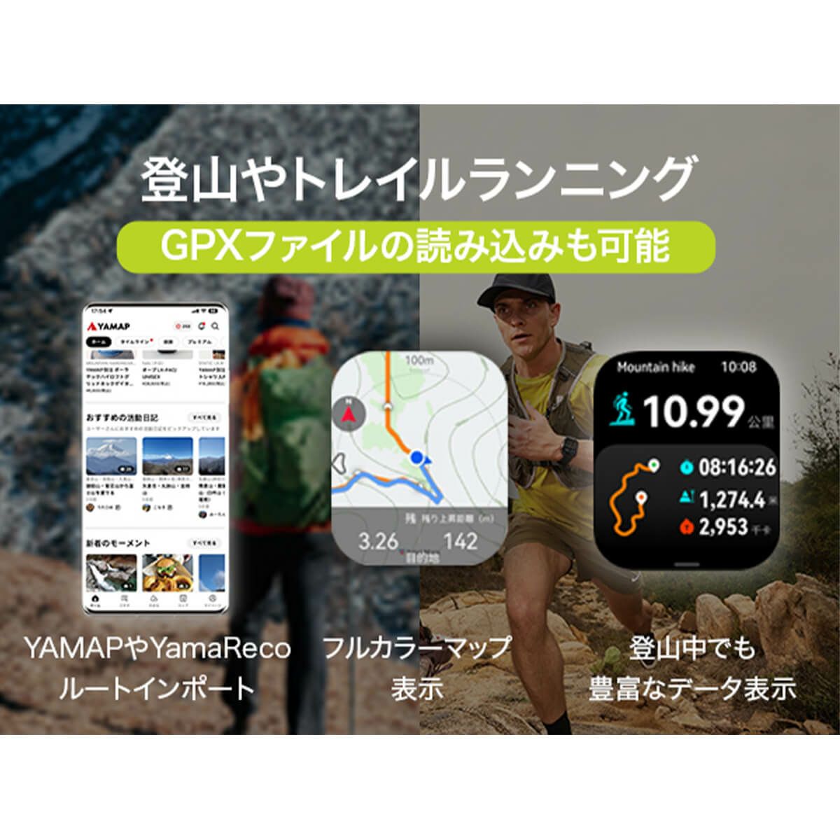 HUAWEI ファーウェイ　WATCH FIT 4 Pro グリーン ナイロンベルト　SYA-B29-GRE　詳細16